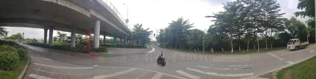圖 13 高峰時(shí)段西環(huán)路往迎客大道北往東左轉(zhuǎn)方向（優(yōu)化后，全景視角）