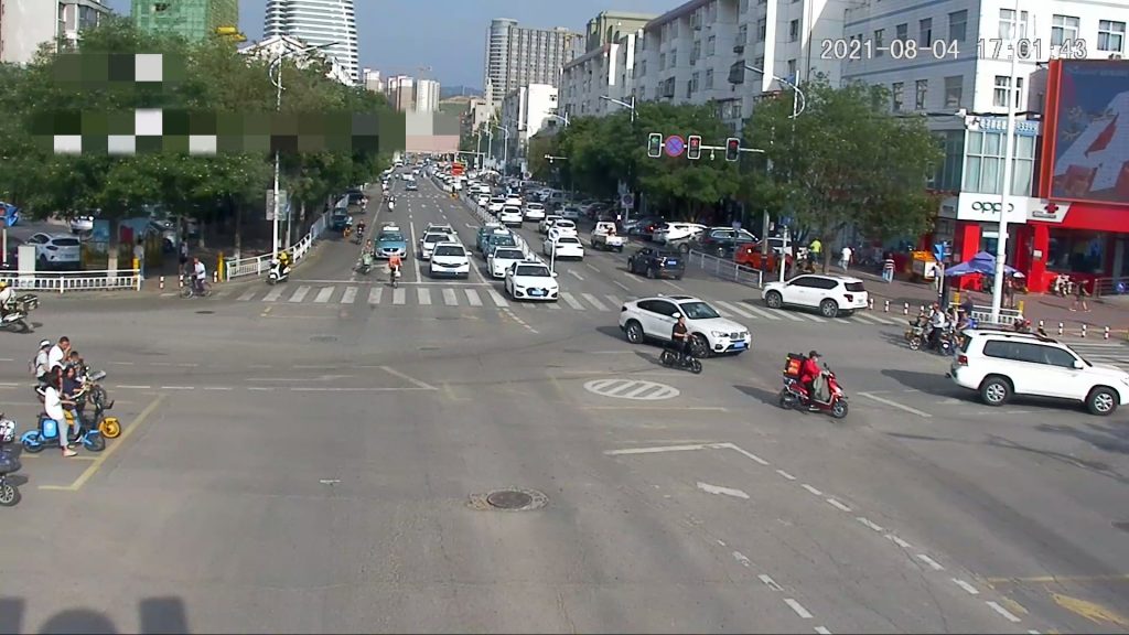 圖8 聯(lián)通路口采取信號(hào)二次放行方案后