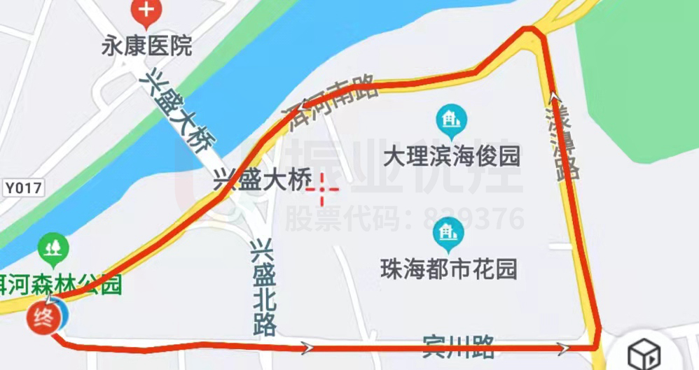 圖17 賓川路施工后微循環(huán)繞行實(shí)測圖