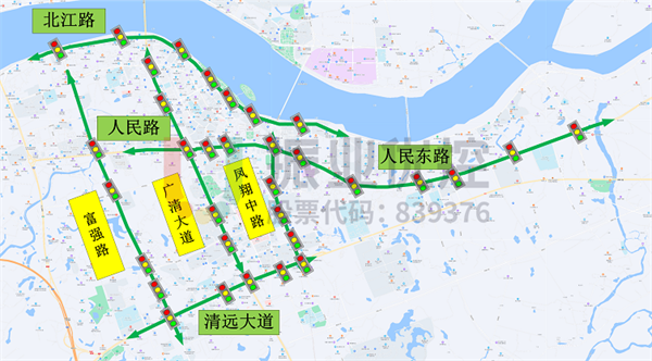 圖1?路段、路口分布示意圖